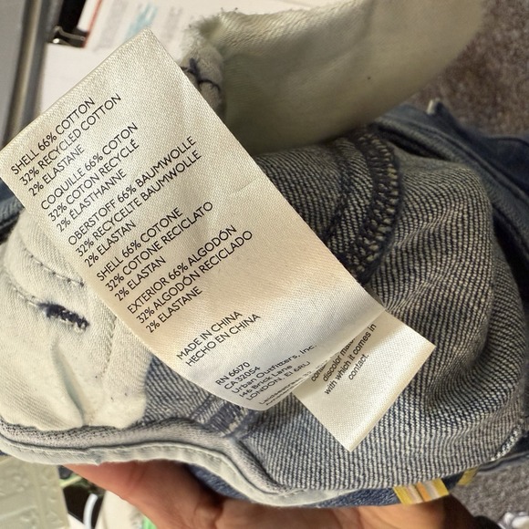 Maeve Anthropologie BOMBSHELL JEANS Women 31 Slim Straight High‎ Rise Blue 32054 - Picture 11 of 13